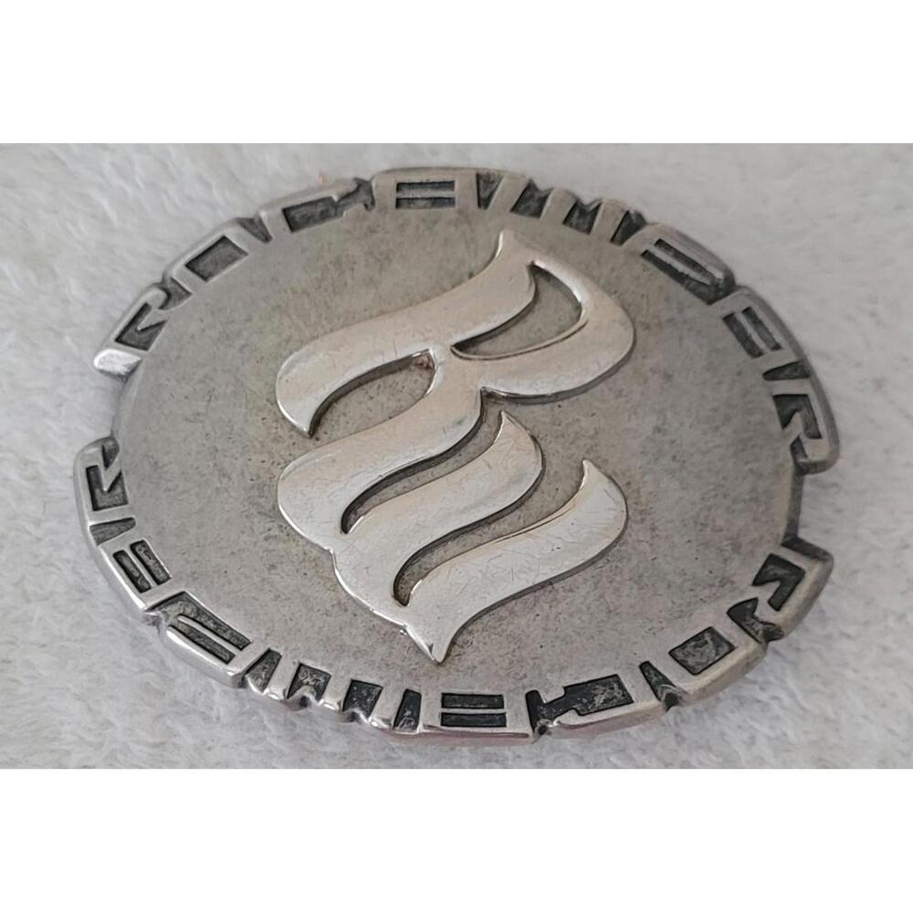 Vintage Rocawear Temple Style Metal Belt Buckle Hip Hop Jay-Z Y2K Retro